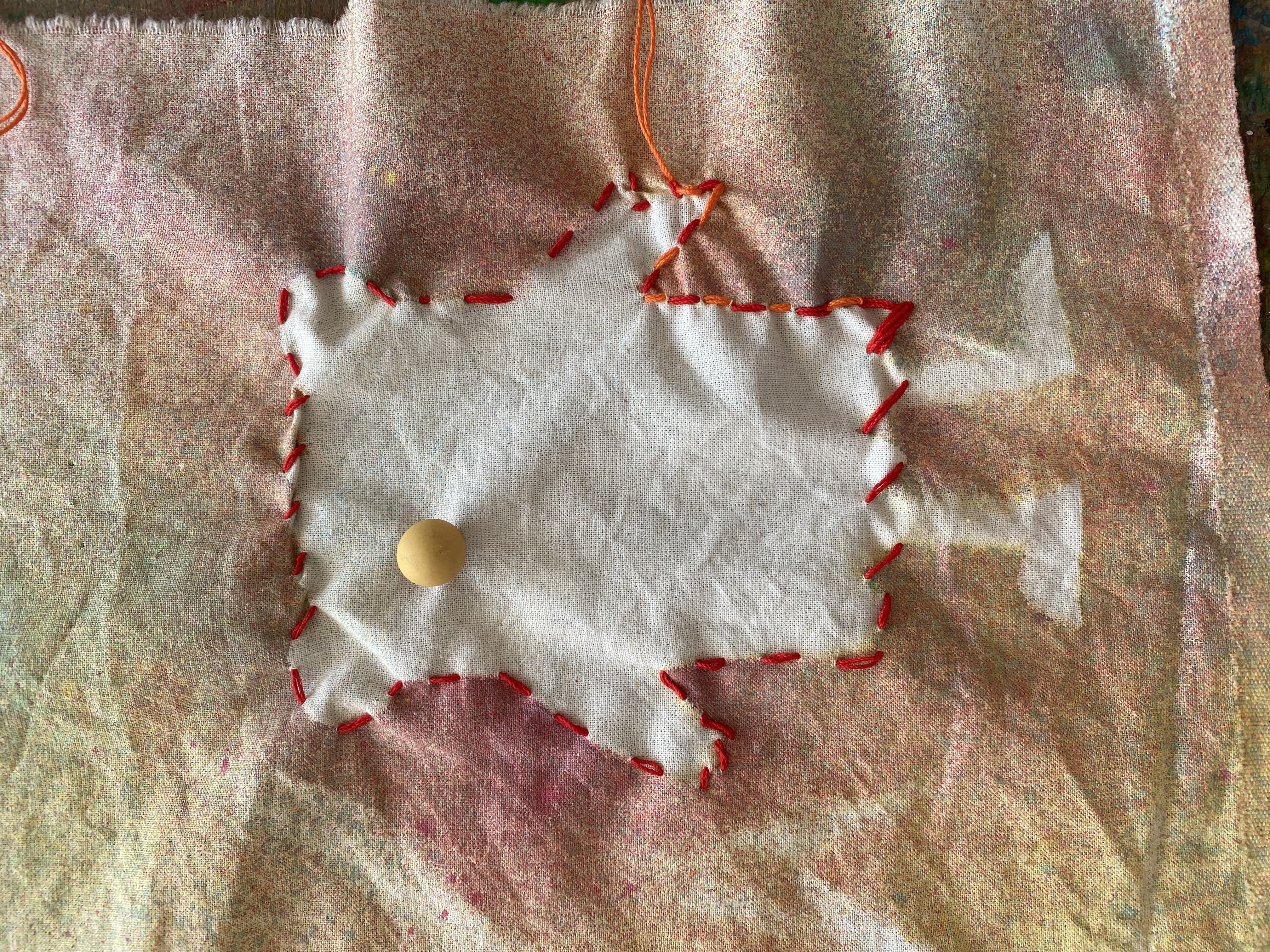 Mixed-Media zum Farbenmonster.