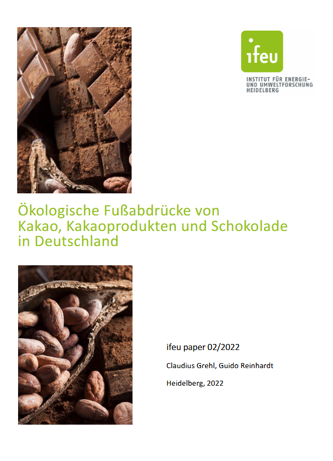 ifeu ökologischer Fußabdruck Schokolade