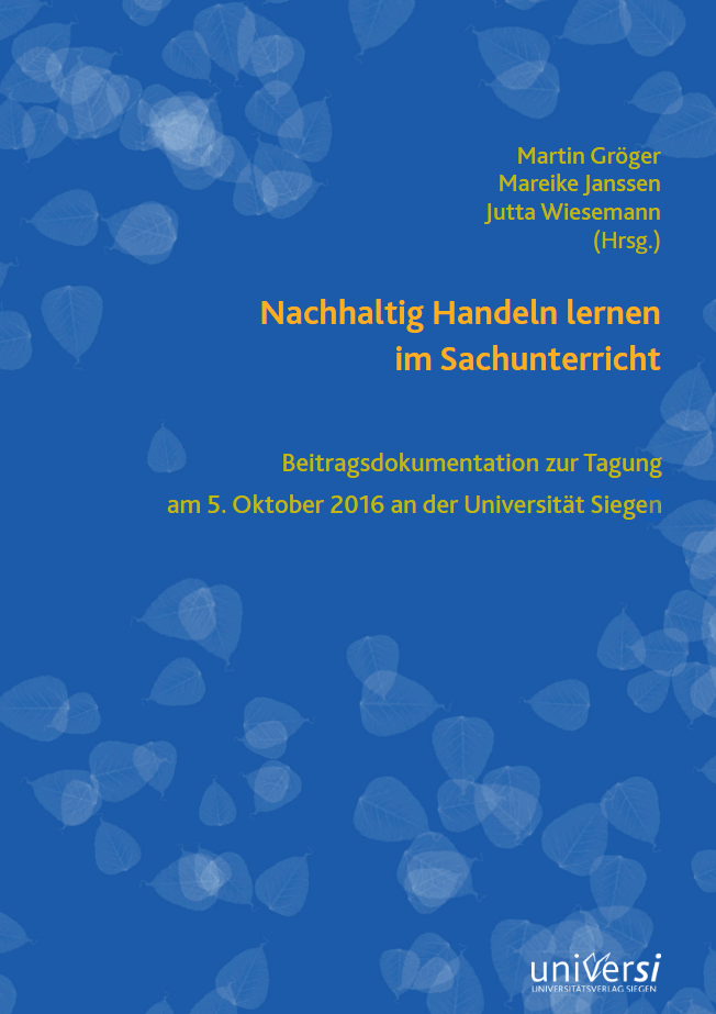 Nachhaltigkeit im Sachunterricht_ Universität Siegen