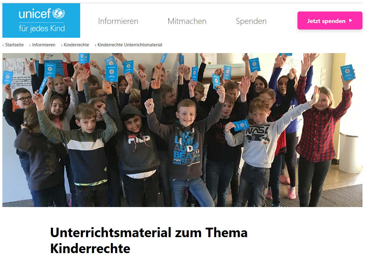 unicef Kinderrechte 