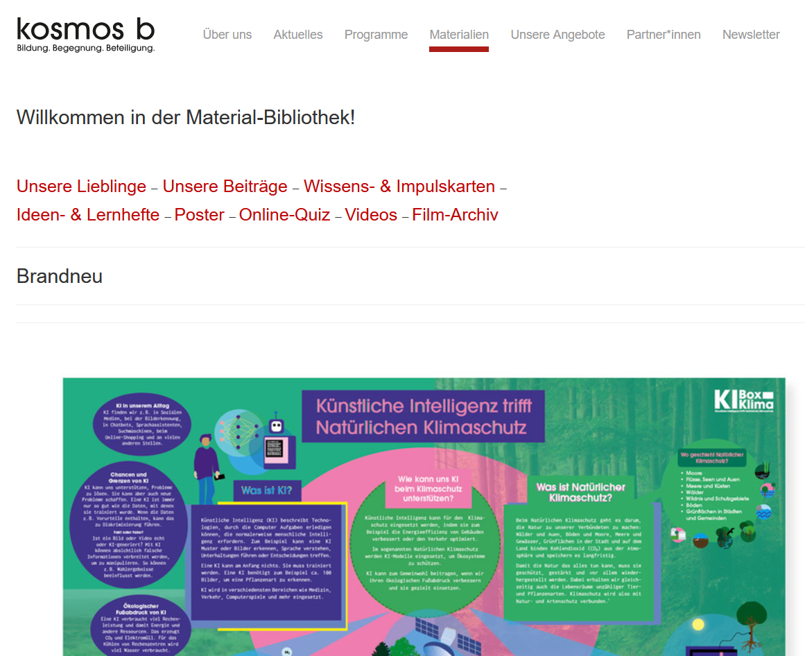 Bildungscent Materialien 